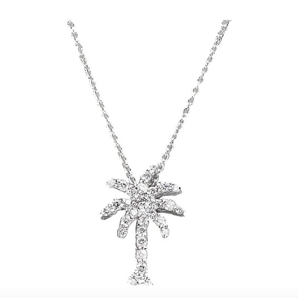 Roberto Coin
Tiny Treasures 0.17 TCW Diamond Palm Tree Pendant Necklace